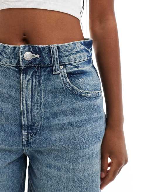 Cotton On longline denim jorts in blue crush, 5 of 5