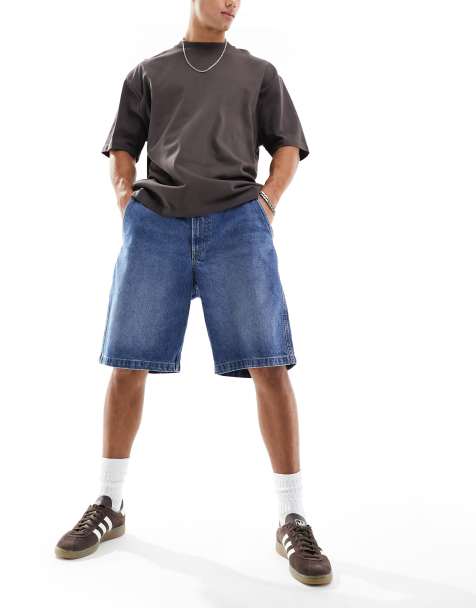 Mens denim shorts asos online