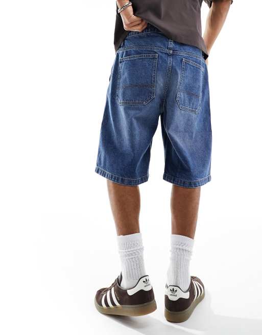 Cotton On longline relaxed denim shorts in vintage blue wash , 2 of 5