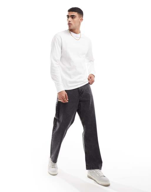 Cotton On loose fit long sleeve t-shirt in vintage white, 2 of 4
