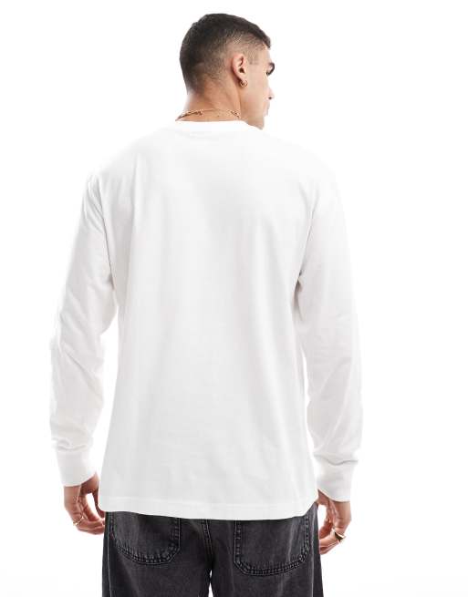 Cotton On loose fit long sleeve t-shirt in vintage white, 4 of 4