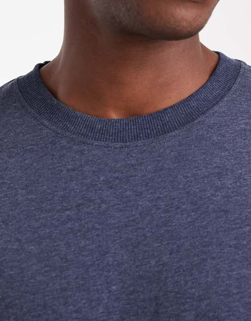 Cotton On loose fit t-shirt in navy marle, 5 of 5