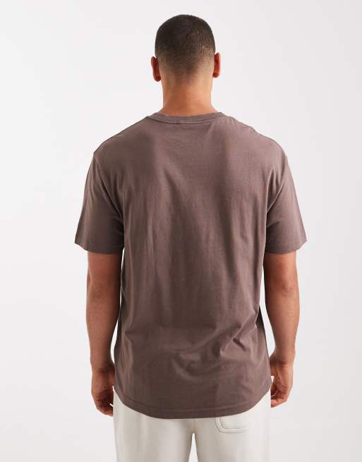 Cotton On loose fit T-shirt in washed chocolate, 3 of 5