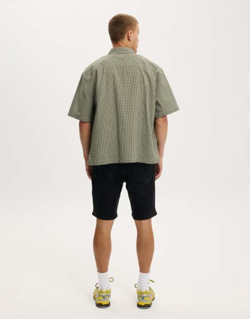Cotton On Loose straight denim short in black, 2 of 4