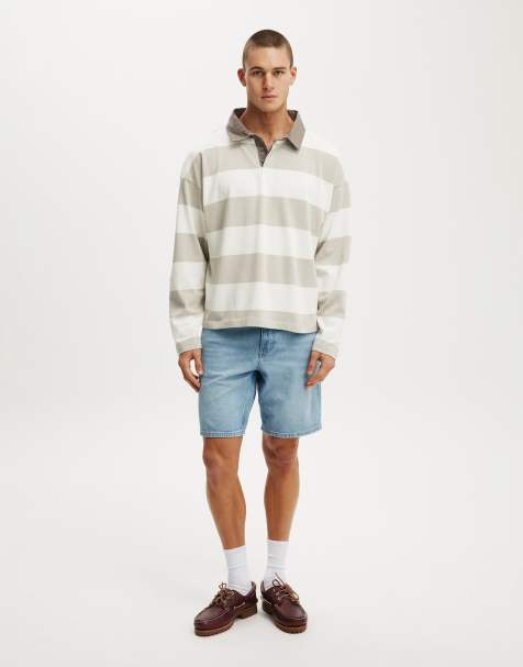 Cotton On Loose straight denim short in blue - view 1