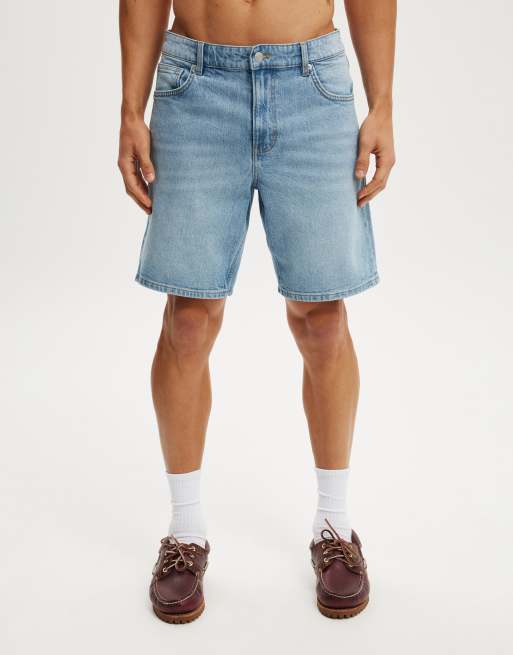 Cotton On Loose straight denim short in blue, 2 of 4