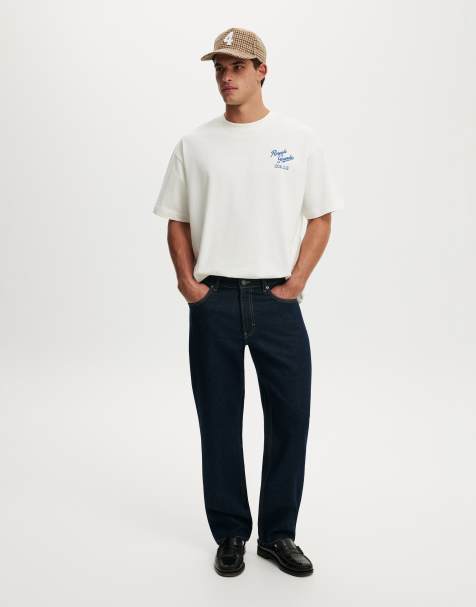 Cotton On Loose straight jean in dark blue - view 1