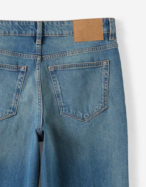 Cotton On Loose straight jean in mid blue, 3 of 4