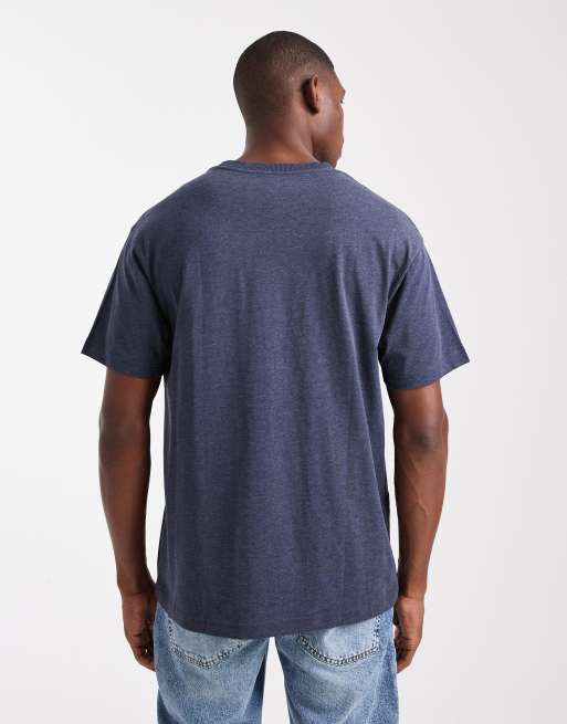 Cotton On - Losvallend T-shirt in gemêleerd marineblauw, 3 van 5