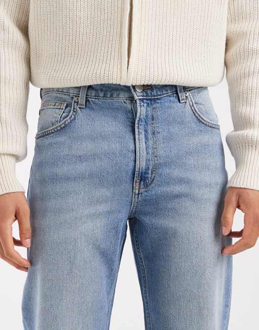 Cotton On - Losvallende jeans met rechte pijpen in blauw, 5 van 5