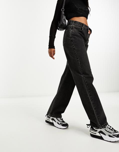Cotton On - Losvallende rechte jeans in zwart - view 1