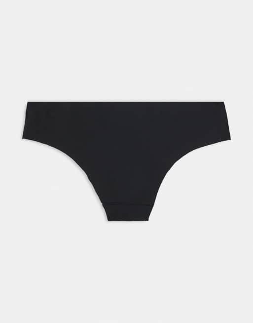 Cotton On - Lot de 3 culottes invisibles - Noir et imprimé léopard, 3 de 3