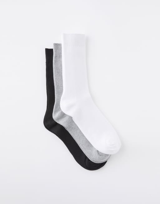 Cotton On - Lot de 3 paires de chaussettes confortables - Multicolore 