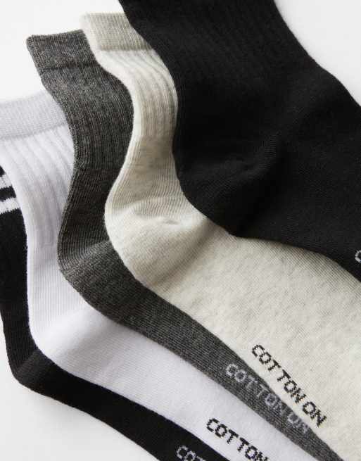 Cotton On - Lot de 5 paires de chaussettes - Multicolore , 3 de 3