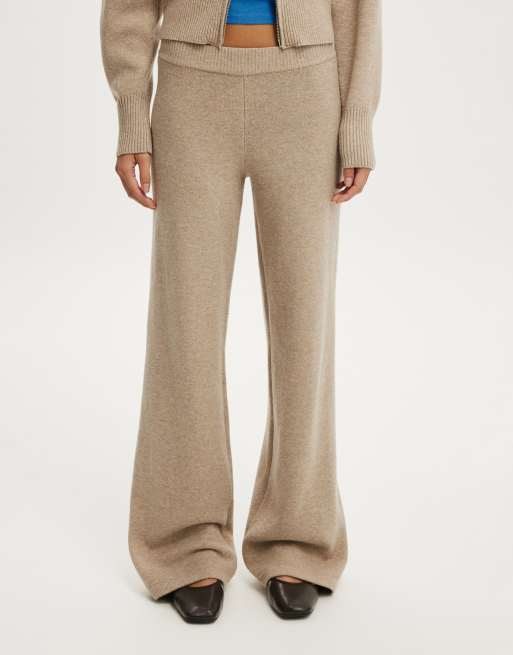 Cotton On Lotus knit pant in beige, 2 of 4