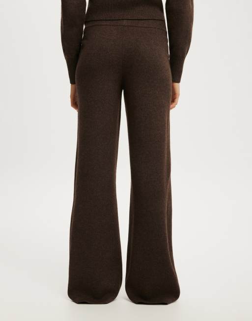 Cotton On Lotus knit pant in brown, 4 of 4