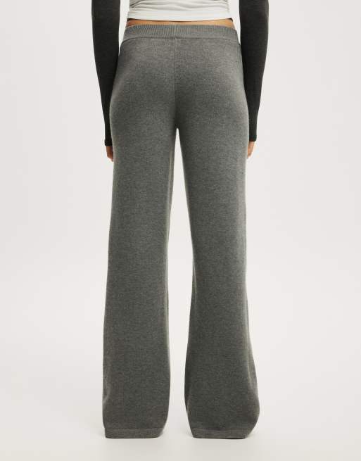 Cotton On Lotus knit pant in charcoal, 4 of 4