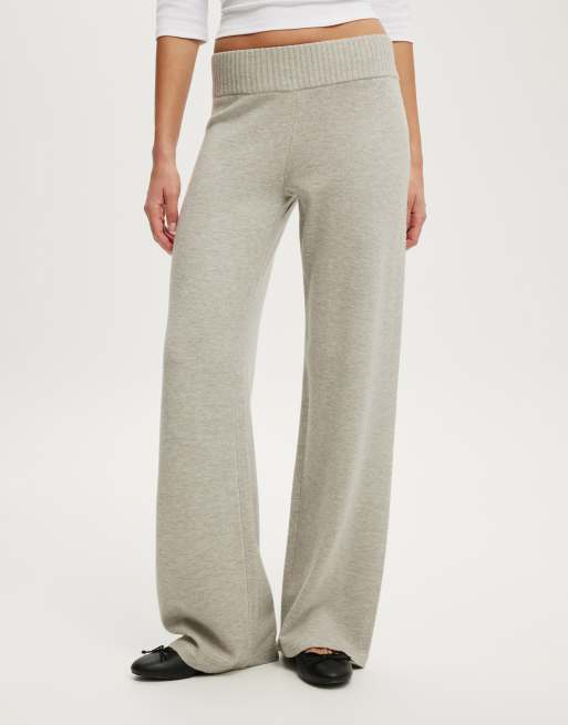 Cotton On Lotus knit pant in grey, 2 of 4