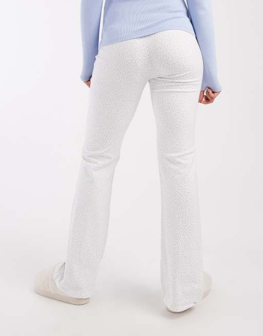 Cotton On lounge dreamy flare pants in rosie ditsy, 3 of 5