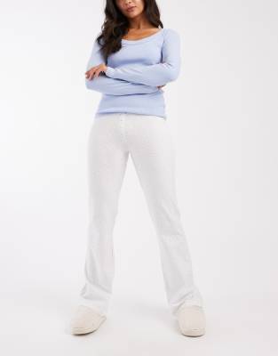 Cotton On Lounge Dreamy Flare Trouser In White