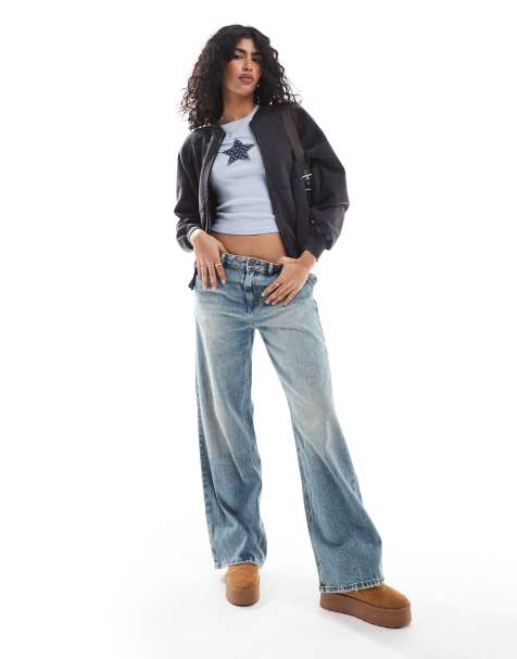Cotton On lounge zip through fleece in washed black - view 1