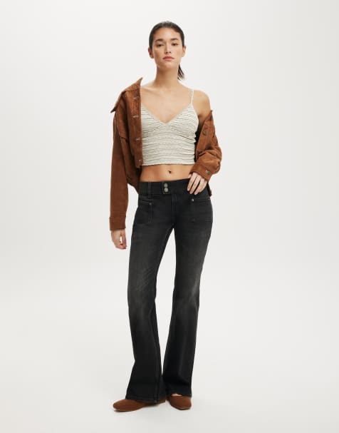 Cotton On Low rise bootcut jean in black - view 1