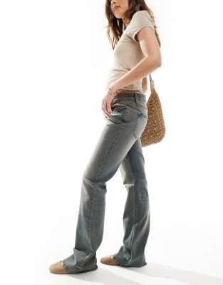 Cotton On Low Rise Bootcut Jean In Blue