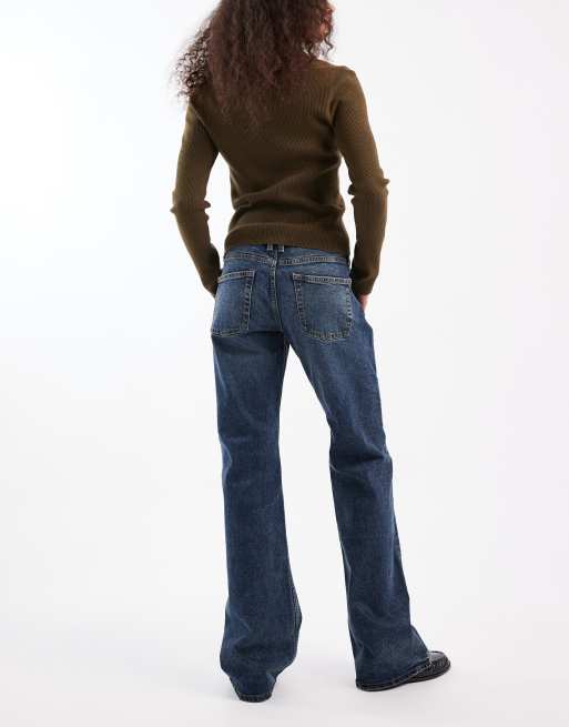 Cotton On low rise bootcut jean in teardrop blue, 3 of 5