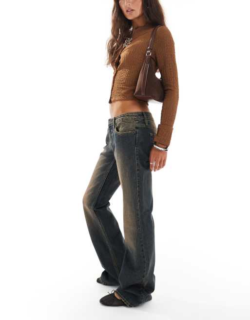 Cotton On low rise bootcut jeans in cinnamon blue , 3 of 5