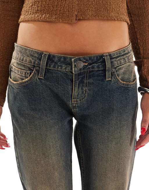 Cotton On low rise bootcut jeans in cinnamon blue