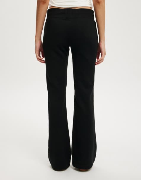 Cotton On Low rise bootleg sweatpant in black - view 1