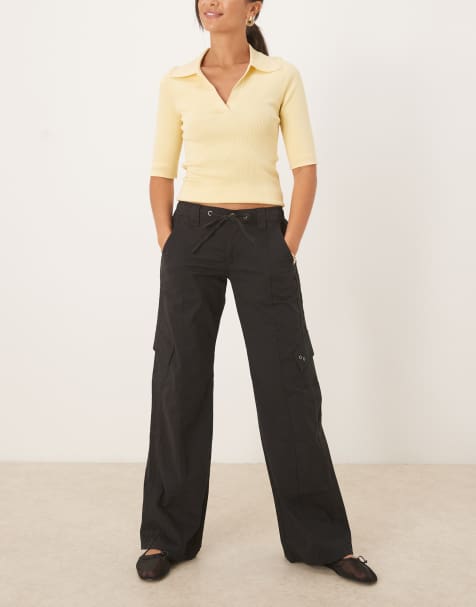 Cotton On Low rise cargo pant in dark oak  - view 1