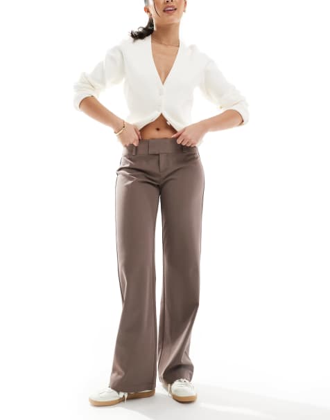 Cotton On low rise cargo pant in taupe - view 1