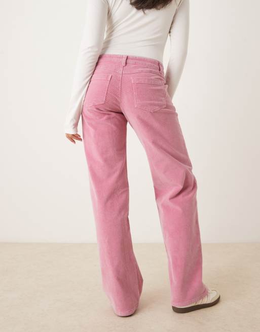 Cotton On Low rise straight cord pant in pink - PINK, 5 of 5