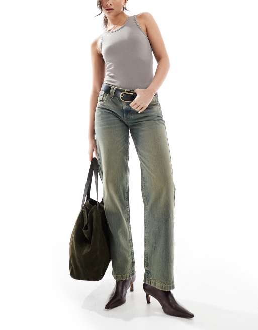 Cotton On Low rise straight jean in blue - MBLUE