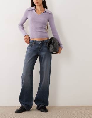 Cotton On Low Rise Straight Jean In Blue