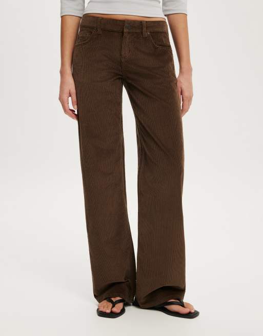 Cotton On Low rise straight jean in brown, 3 of 4