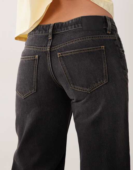 Cotton On Low rise straight jean in drift black, 5 of 5