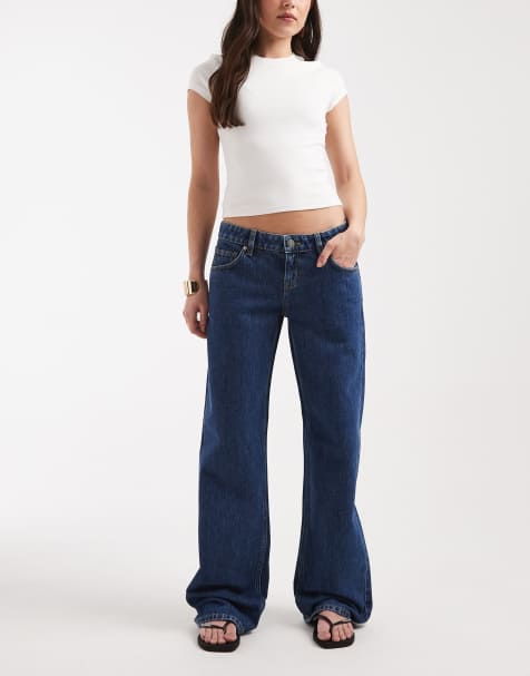 Cotton On low rise straight jean in gemini blue pocket - view 1