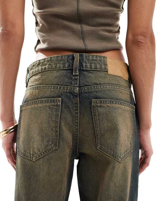 Cotton On low rise straight jean in honey blue, 4 of 5