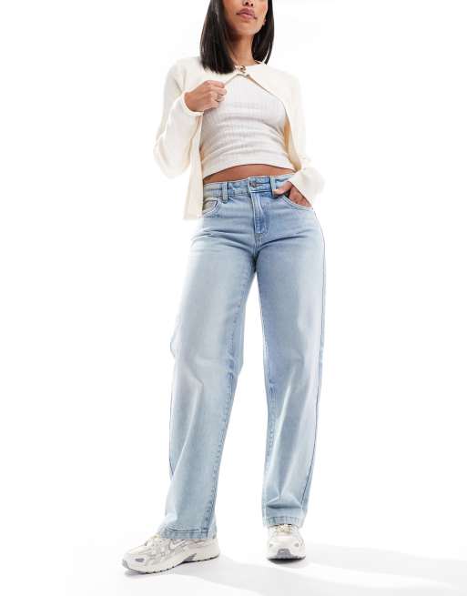 Cotton On low rise straight jeans in malibu blue