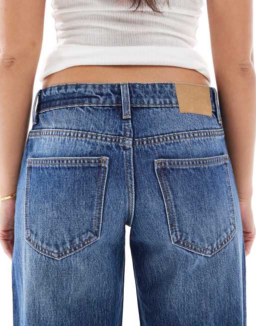 Cotton On low rise straight leg jeans in river blue , 4 of 5