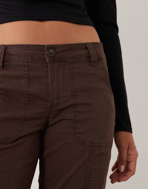 Cotton On low rise utility pant in washed oak, 4 of 5