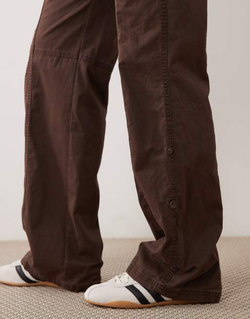 Cotton On low rise utility pant in washed oak, 5 of 5