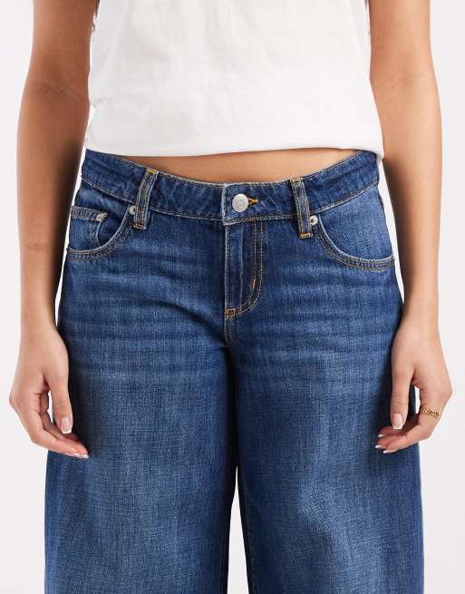 Cotton On low rise wide leg jean in scorpio blue, 4 of 5