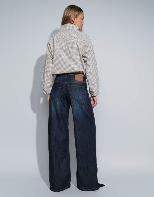 Cotton On low rise wide leg jeans in bondi blue , 3 of 5