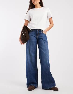 Cotton On low rise wide leg jeans in scorpio blue scorpio blue 15090₽