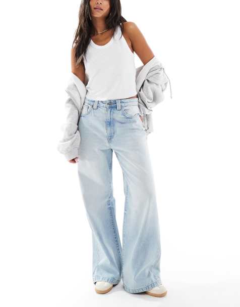 Cotton On Low super baggy jeans in blue - view 1