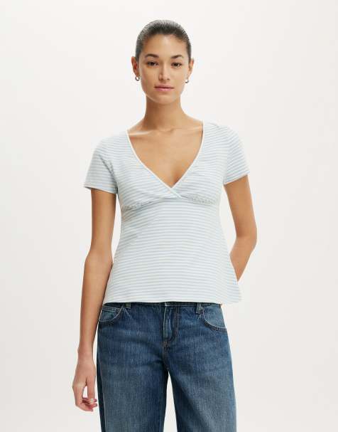 Cotton On Lucy babydoll tee in multi