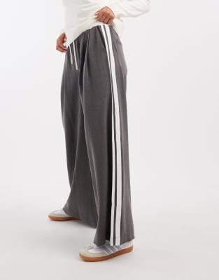Cotton:on Cotton On Luis Pull On Suiting Pants In Gray